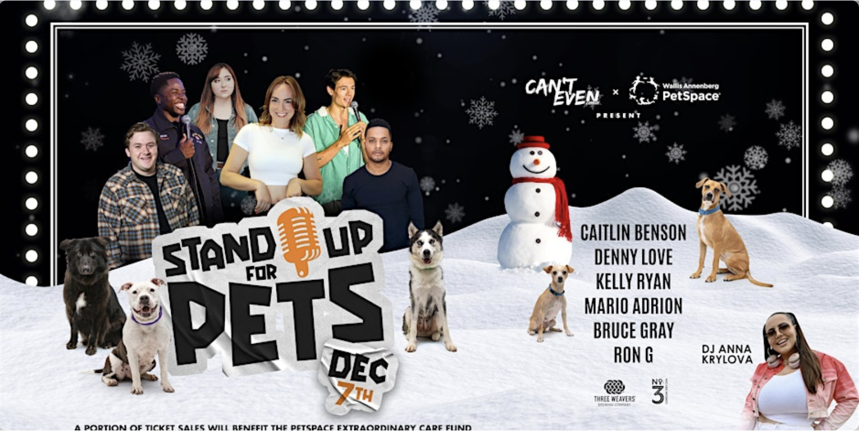 Stand Up For Pets Comedy Show